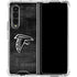 NFL Atlanta Falcons Black & White Galaxy Z Fold4 5G Clear Case