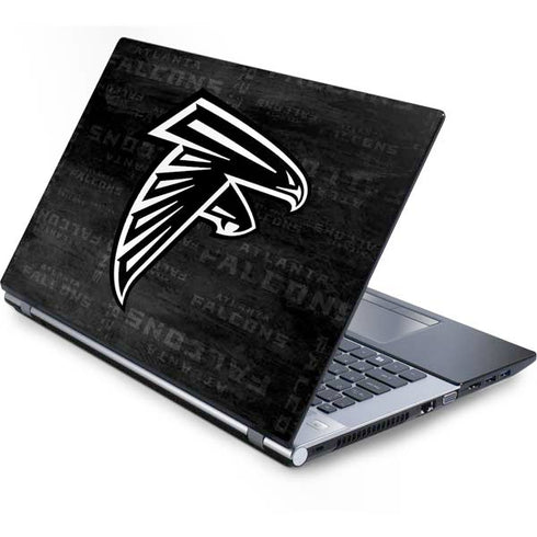 NFL Atlanta Falcons Black & White Generic Laptop Skin