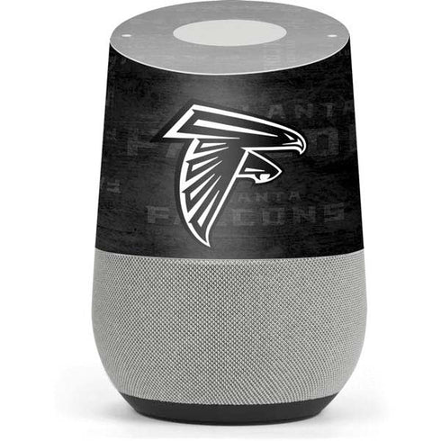 NFL Atlanta Falcons Black & White Google Home Skin