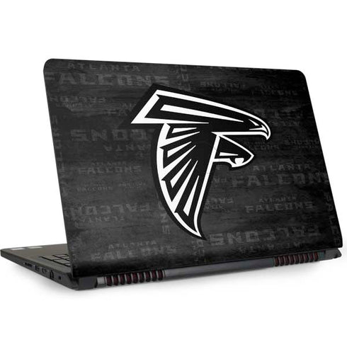 NFL Atlanta Falcons Black & White Dell Inspiron Skin