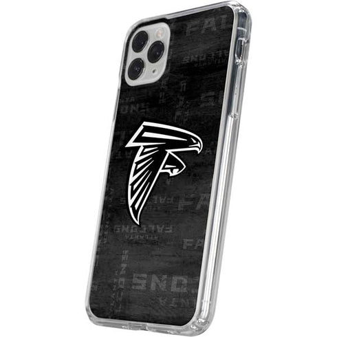 NFL Atlanta Falcons Black & White iPhone 11 Pro Clear Case