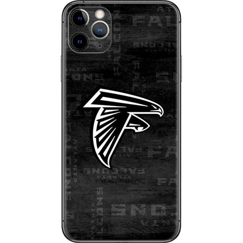 NFL Atlanta Falcons Black & White iPhone 11 Pro Max Skin