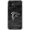 NFL Atlanta Falcons Black & White iPhone 12 Clear Case