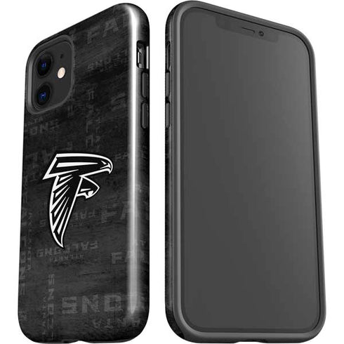 NFL Atlanta Falcons Black & White iPhone 12 Impact Case