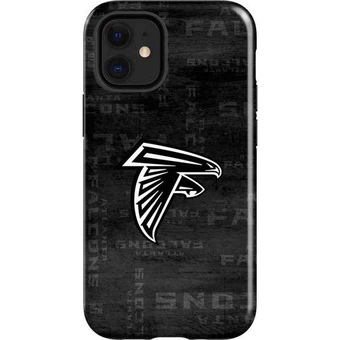 NFL Atlanta Falcons Black & White iPhone 12 Mini Impact Case