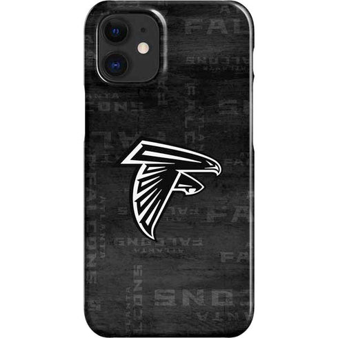 NFL Atlanta Falcons Black & White iPhone 12 Mini Lite Case