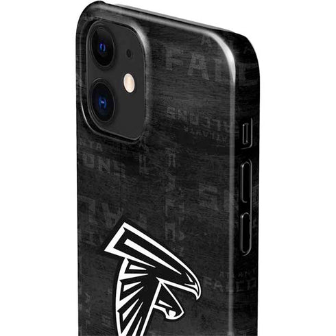 NFL Atlanta Falcons Black & White iPhone 12 Mini Lite Case
