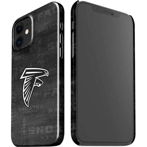 NFL Atlanta Falcons Black & White iPhone 12 Mini Lite Case