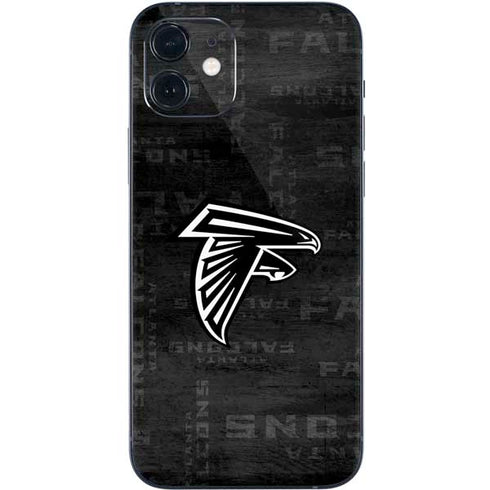 NFL Atlanta Falcons Black & White iPhone 12 Mini Skin