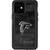 NFL Atlanta Falcons Black & White iPhone 12 Mini Waterproof Case