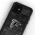 NFL Atlanta Falcons Black & White iPhone 12 Mini Waterproof Case
