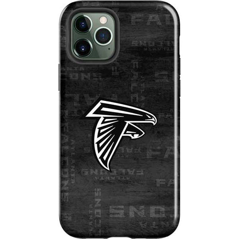 NFL Atlanta Falcons Black & White iPhone 12 Pro Impact Case