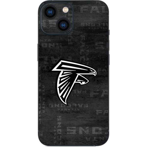 NFL Atlanta Falcons Black & White iPhone 13 Mini Skin