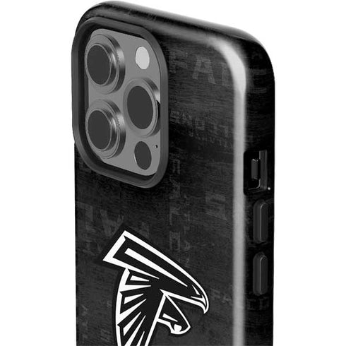 NFL Atlanta Falcons Black & White iPhone 13 Pro Impact Case
