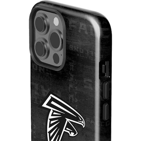NFL Atlanta Falcons Black & White iPhone 13 Pro Max Impact Case