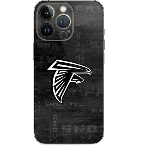 NFL Atlanta Falcons Black & White iPhone 13 Pro Skin