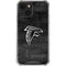 NFL Atlanta Falcons Black & White iPhone 14 Clear Case
