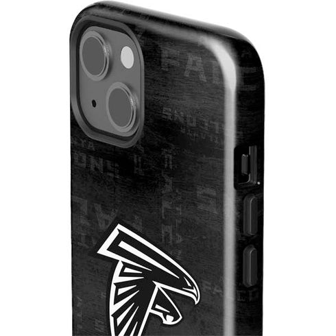 NFL Atlanta Falcons Black & White iPhone 14 Plus Impact Case