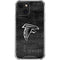 NFL Atlanta Falcons Black & White iPhone 14 Plus Clear Case
