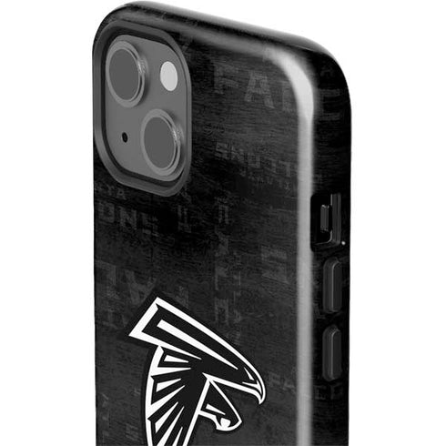 NFL Atlanta Falcons Black & White iPhone 14 Impact Case