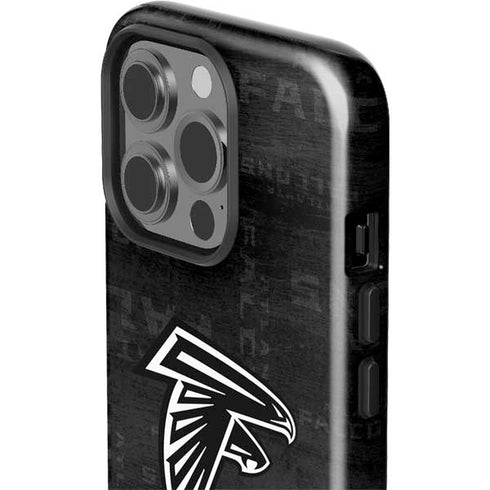 NFL Atlanta Falcons Black & White iPhone 14 Pro Impact Case