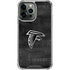NFL Atlanta Falcons Black & White iPhone 14 Pro Max Clear Case