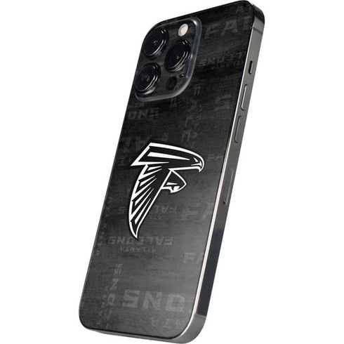 NFL Atlanta Falcons Black & White iPhone 14 Pro Max Skin