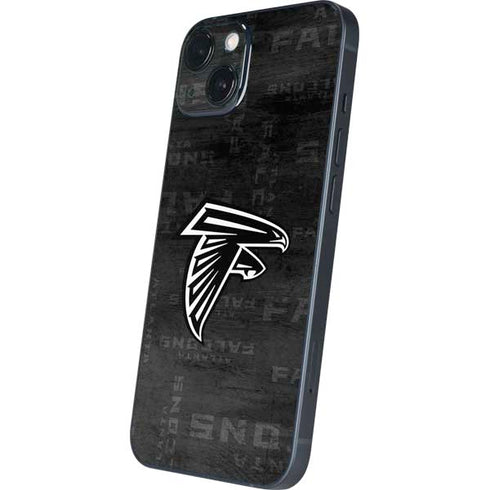 NFL Atlanta Falcons Black & White iPhone 14 Skin