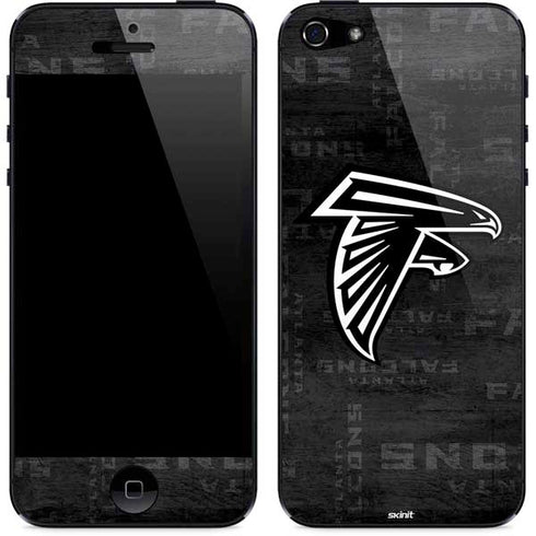 NFL Atlanta Falcons Black & White iPhone 5/5s/5SE Skin