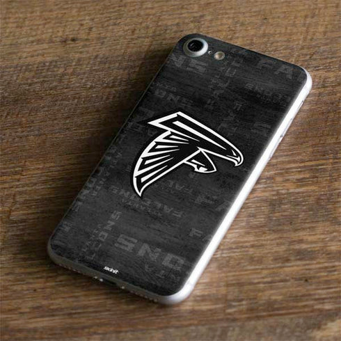 NFL Atlanta Falcons Black & White iPhone 7 Skin