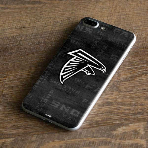 NFL Atlanta Falcons Black & White iPhone 8 Plus Skin