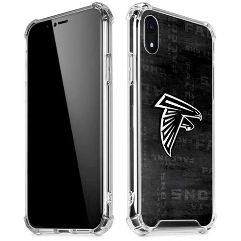 NFL Atlanta Falcons Black & White iPhone XR Clear Case