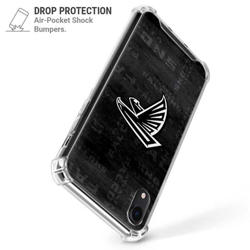 NFL Atlanta Falcons Black & White iPhone XR Clear Case