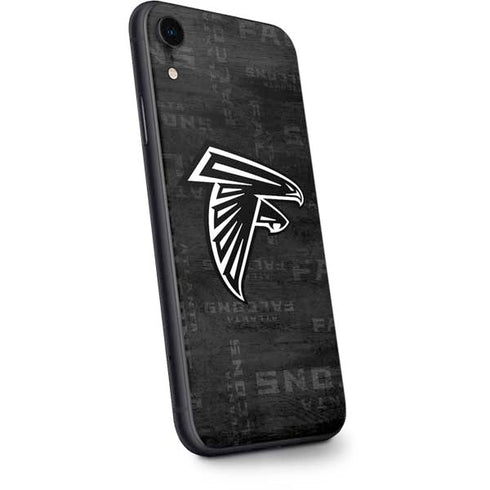NFL Atlanta Falcons Black & White iPhone XR Skin