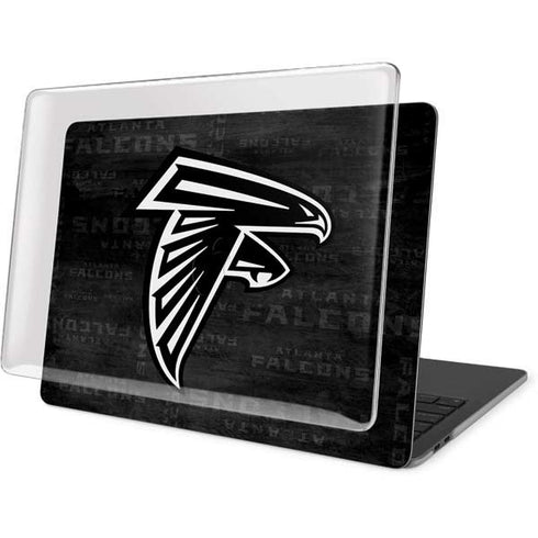 NFL Atlanta Falcons Black & White MacBook Pro 16in (2019-20) Case plus Skin