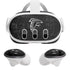 NFL Atlanta Falcons Black & White Meta Quest 3 Skin
