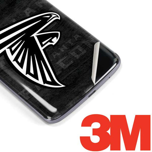 NFL Atlanta Falcons Black & White Moto E5 Plus Skin