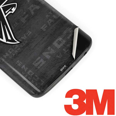 NFL Atlanta Falcons Black & White Moto G6 Skin
