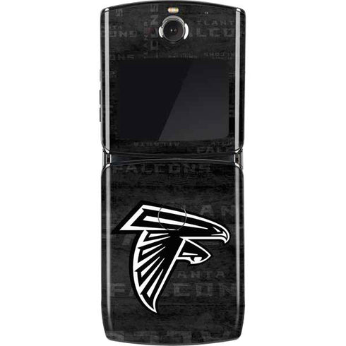 NFL Atlanta Falcons Black & White Motorola RAZR Skin