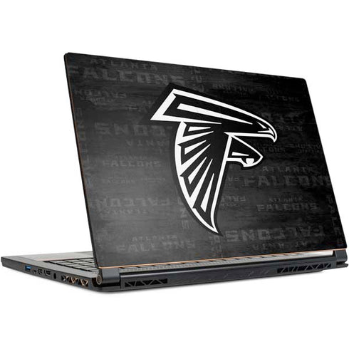 NFL Atlanta Falcons Black & White MSI GS65 Stealth Laptop Skin