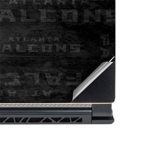 NFL Atlanta Falcons Black & White MSI GS65 Stealth Laptop Skin