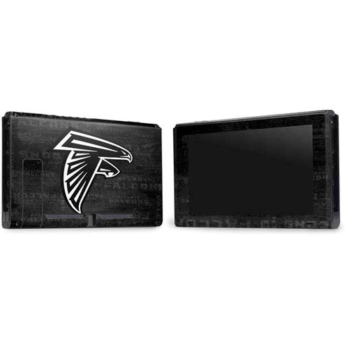 NFL Atlanta Falcons Black & White Nintendo Switch Bundle Skin