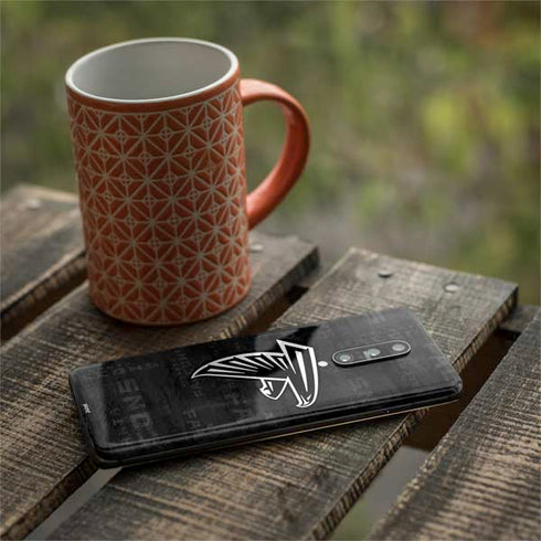 NFL Atlanta Falcons Black & White OnePlus 7 Pro Skin