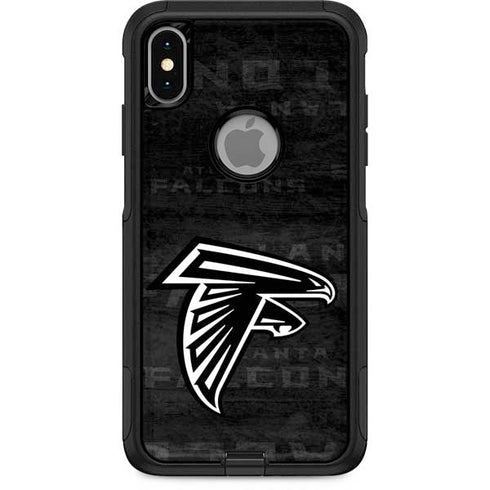 NFL Atlanta Falcons Black & White Otterbox Commuter iPhone Skin