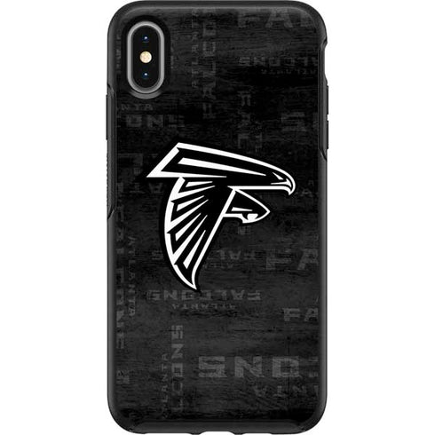 NFL Atlanta Falcons Black & White Otterbox Symmetry iPhone Skin
