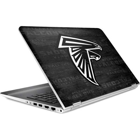 NFL Atlanta Falcons Black & White HP Pavilion Skin