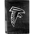NFL Atlanta Falcons Black & White PS5 Console Skin