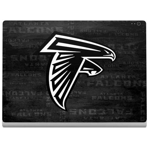 NFL Atlanta Falcons Black & White Surface Book 2 15in Skin