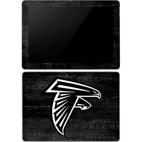 NFL Atlanta Falcons Black & White Surface Go Skin