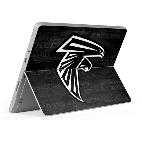 NFL Atlanta Falcons Black & White Surface Go Skin